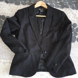 lace textured blazer